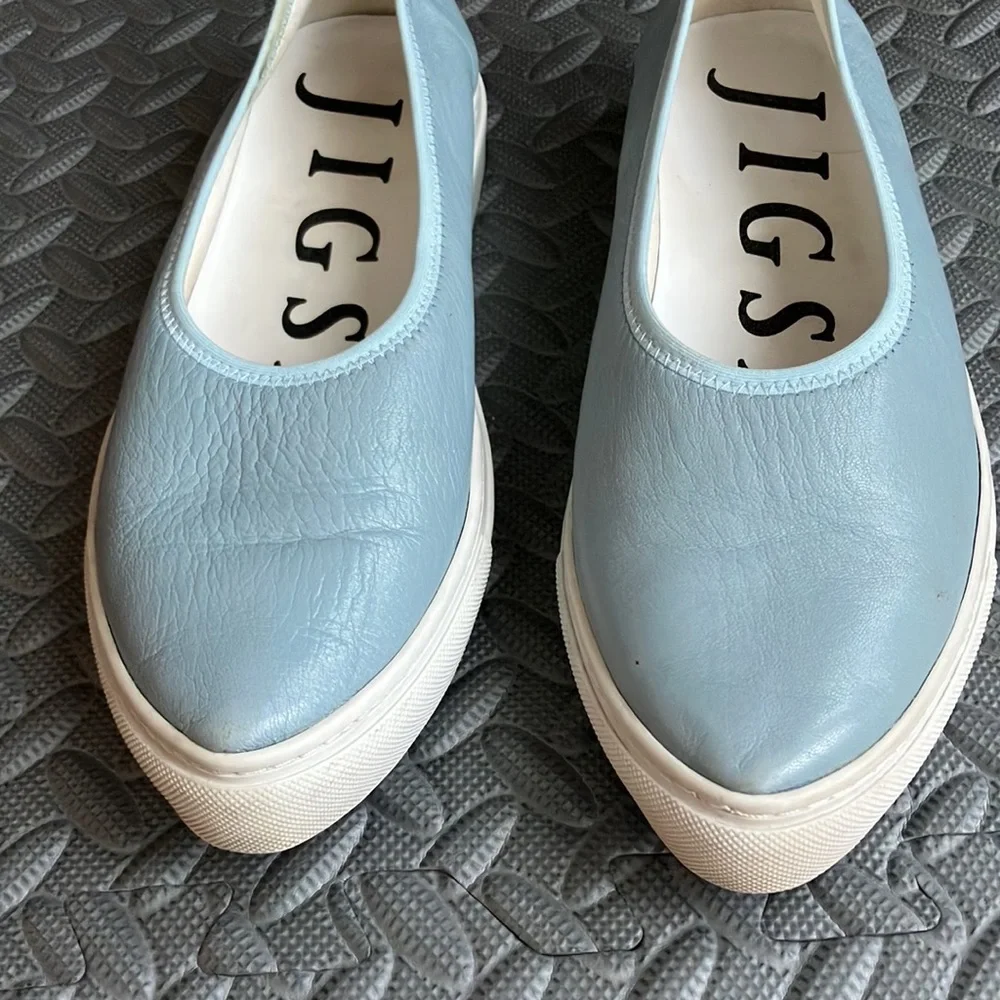 Unique Jigsaw Leather Flats size 40 - Picture 8 of 12